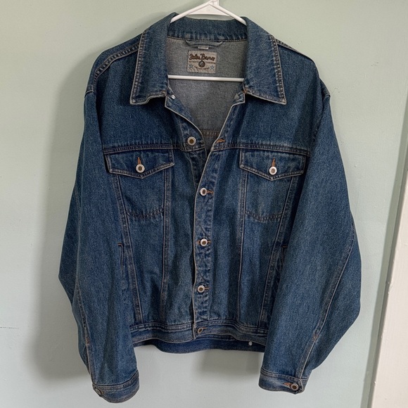 John Baner Jackets & Blazers - Vintage-Style Blue Denim Jean Jacket